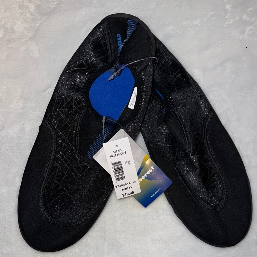 Men's Black Slip-On Water Shoes